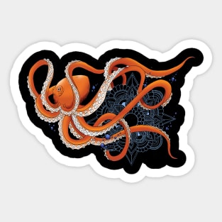 Octopus Henna Sticker